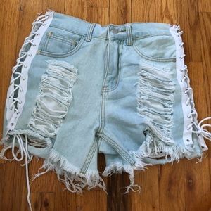 Jean shorts